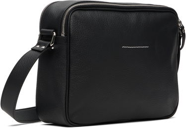 Taška cez rameno Maison Margiela MM6 Maison Margiela Leather Messenger Bag Čierna | SB6ZH0025 P8326, 2