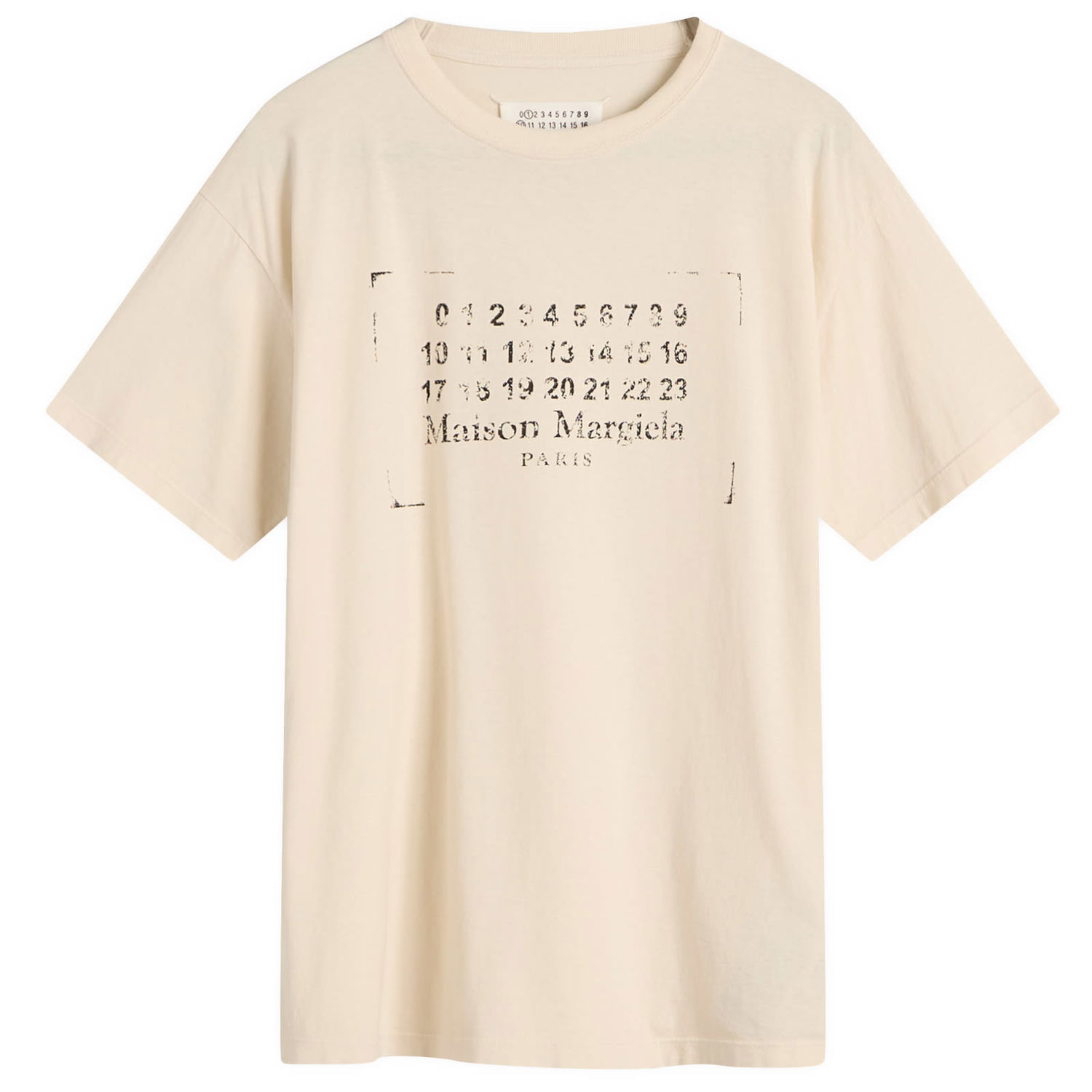 Tričko Maison Margiela Maison Margiela Logo T-Shirt, Size Large Béžová | S51GC0534S24575103, 1