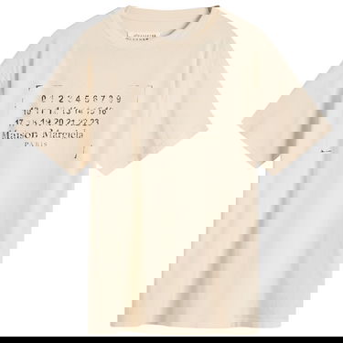 Tričko Maison Margiela Maison Margiela Logo T-Shirt, Size Large Béžová | S51GC0534S24575103, 1