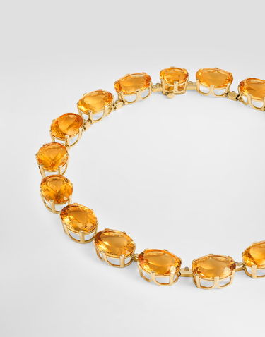 Náhrdelník Dolce & Gabbana Anna Necklace 18-carat Yellow Gold With Citrines And Diamonds Oranžová | WNSB1GWCTR1ZOO00, 2