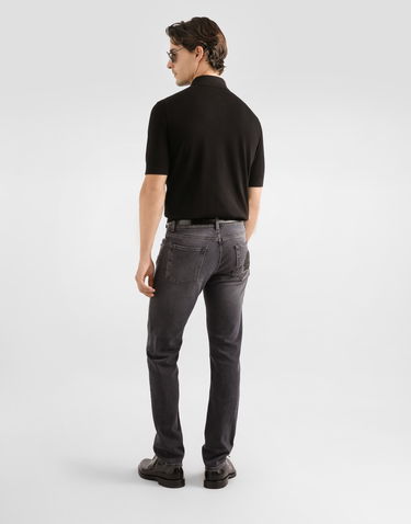 Džínsy Dolce & Gabbana Washed Denim Trousers Šedá | GY07CZG8OW1S9001, 2