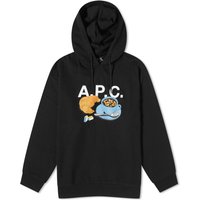 Mikina A.P.C. END. x Men's 'Coffee Club' Pierre Hoodie Čierna | COFAX-H27849-LZZ, 1