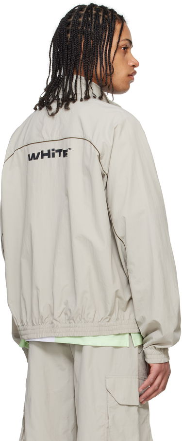 Vetrovka Off-White Off-White Split Track Jacket Béžová | OMBD05AS25FAB0010500, 2