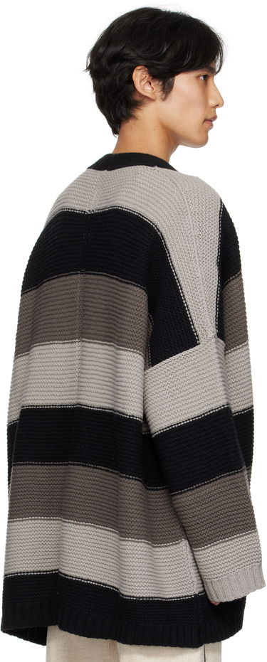 Sveter Rick Owens Rick Owens Concordians Pitti Striped Knit Cardigan Rôznofarebný | RU02E1685 KWV, 2