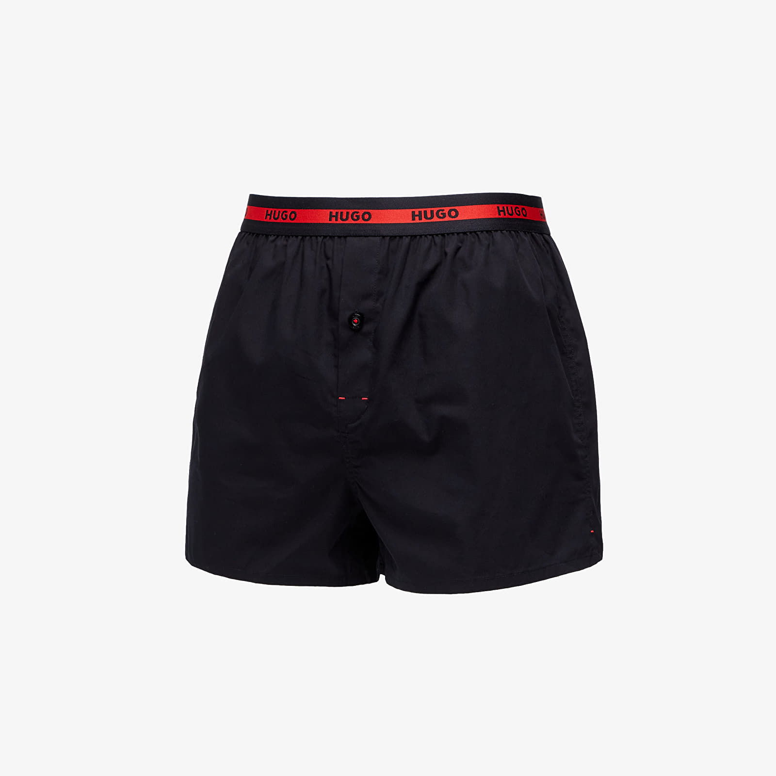 Woven Boxer Shorts 2 Pack Black