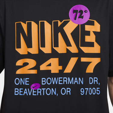 Tričko Nike Pánské fitness tričko Hyverse Dri-FIT UV s krátkým rukávem - Černá Čierna | FN3988-010, 2