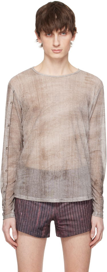 Tričko Serapis Serapis Piraeus Truck Tarp Tech Long Sleeve T-Shirt Hnedá | SS25_TT_4L, 0