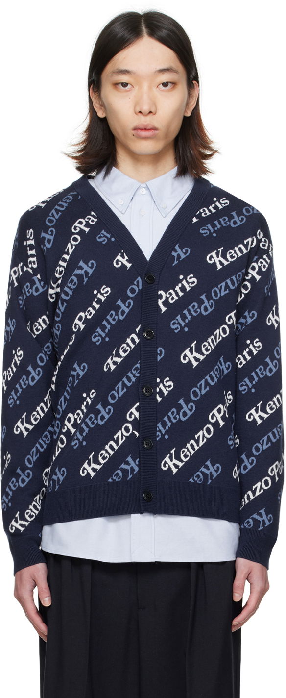 Sveter KENZO Paris VERDY x Cardigan Navy | FE58CA0073CB, 0