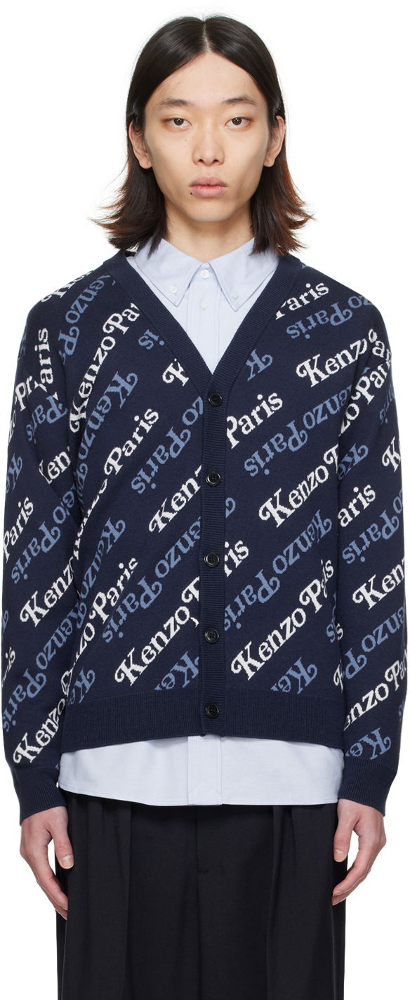 Sveter KENZO Paris VERDY x Cardigan Navy | FE58CA0073CB