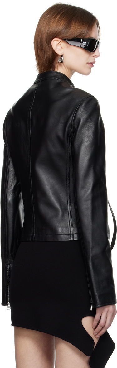 Bunda Courrèges Courrèges City Leather Jacket Čierna | 125LBL257CV0005, 2
