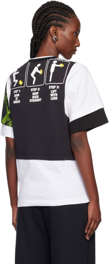 Tričko Marine Serre Regenerated Graphic Jersey Layered T-shirt Rôznofarebný | MTT096AUJER0003, 2
