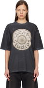 Acne Studios Distressed Oversized Medallion Logo T-shirt