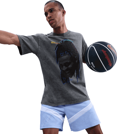 Tričko Nike Ja Max90 Head Loose Basketball Short Sleeve T-Shirt Šedá | HJ3428-010, 3