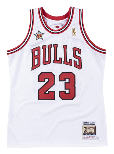 Dres Mitchell & Ness NBA Michael Jordan Chicago Bulls - 1997 - Authentic Jersey Biela | AJY4CP19027-CBUWHIT97MJO