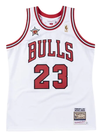Mitchell & Ness NBA Michael Jordan Chicago Bulls - 1997 - Authentic Jersey AJY4CP19027-CBUWHIT97MJO