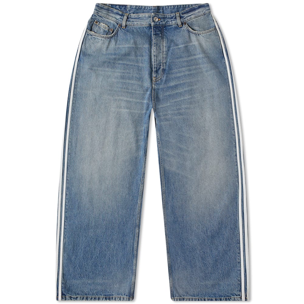 Džínsy Balenciaga adidas x Large Baggy Pant "Sun Bleached Blue" Modrá | 724778-THW25-4245, 0