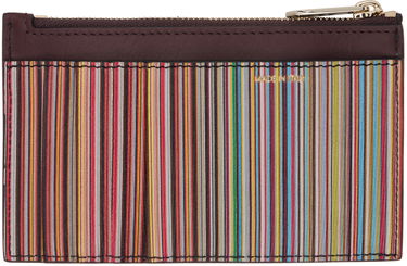 Peňaženka Paul Smith Paul Smith Leather Zip Card Holder Vínová | M1A-6136-BMULTI-28-0, 1