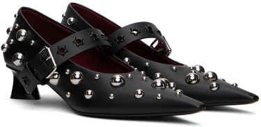 Tenisky a topánky Stella McCartney Elsa Studded Kitten Heels Čierna | 810422KP027, 3