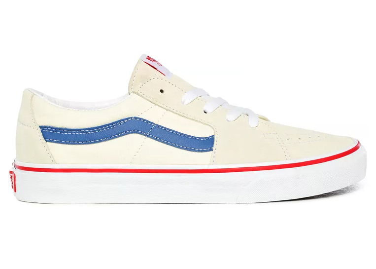 Tenisky a topánky Vans Sk8-Low Classic White Navy Biela | VN0A4UUK24I, 0