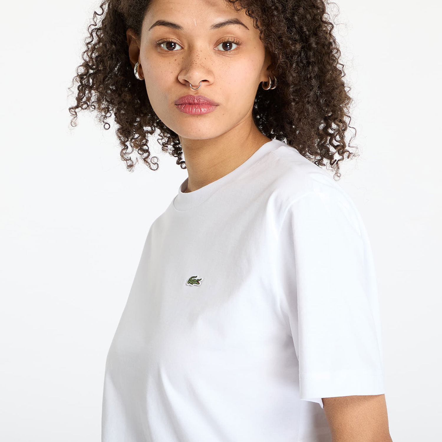 Tričko Lacoste LACOSTE Soft Cotton T-Shirt Biela | TF7215 001, 1