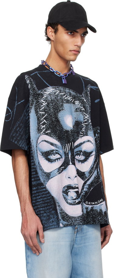 Tričko Acne Studios Acne Studios DC™ Edition Catwoman Print T-Shirt Čierna | BL0411-, 1