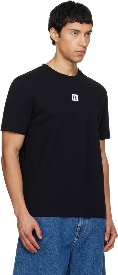 Tričko Balmain Embroidered Logo T-shirt Ružová | GH1EG000BC87, 4