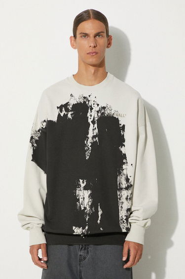 Mikina A-COLD-WALL* Relaxed Crewneck Graphic Sweatshirt Biela | ACWMW087, 1