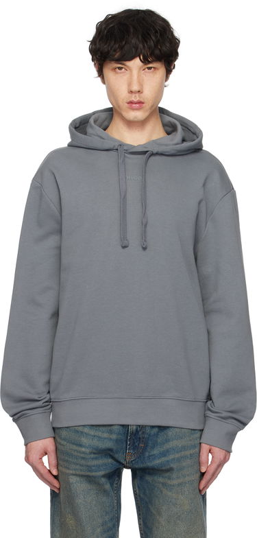Mikina BOSS Contrast Logo Hoodie Čierna | 50486478, 4