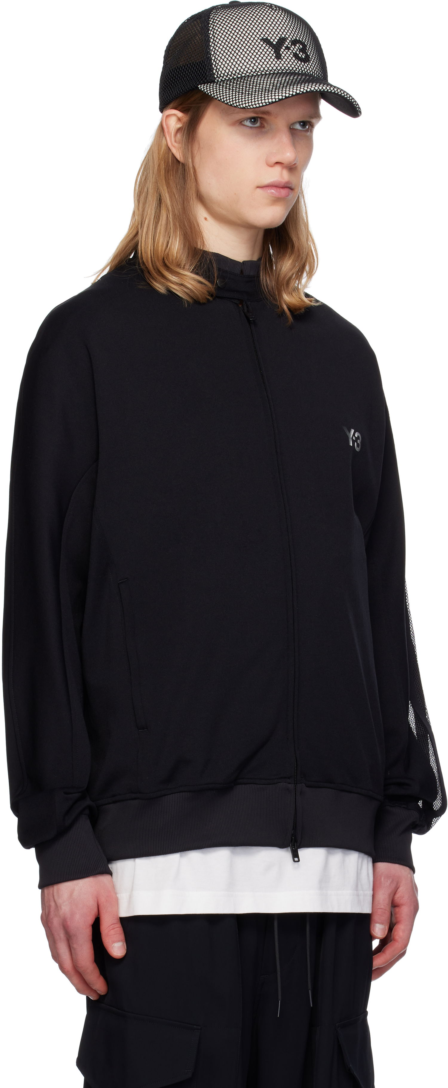 Bomber bunda Y-3 Y-3 3 Stripes Track Jacket Čierna | JN4988, 1