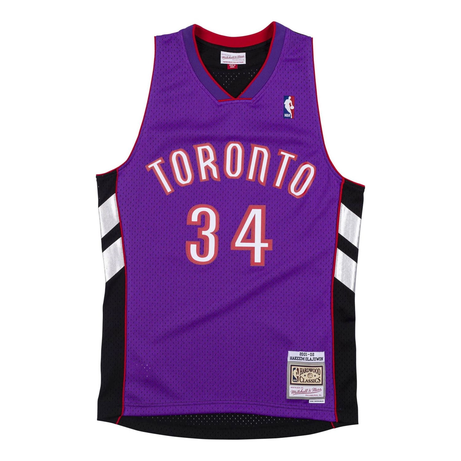 Dres Mitchell & Ness NBA Raptors Olajuwon Swingman Jersey Fialová | SMJYLG19085-TRARTPR01HOL, 0