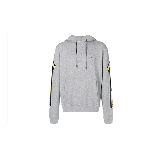 Mikina Off-White Arrows Normal Fit Hoodie Šedá | OMBB034E181920250760, 0