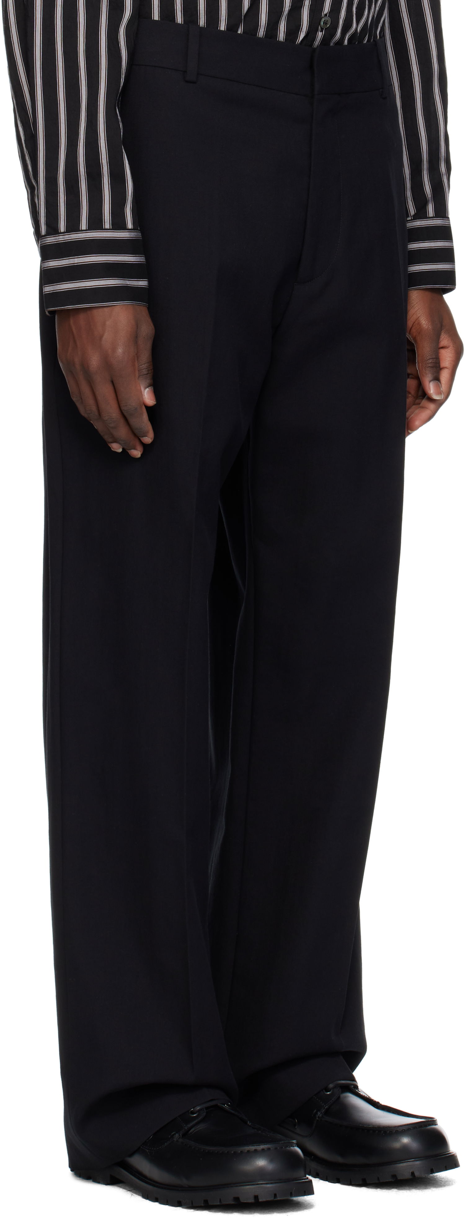 Nohavice Studio Nicholson Studio Nicholson Circuit Trousers Čierna | CIRCUIT SNM - 1340, 1