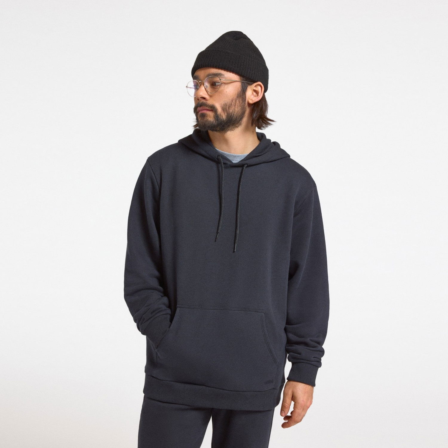 Mikina Allbirds Merino Blend Hoodie Čierna | A11211M, 0