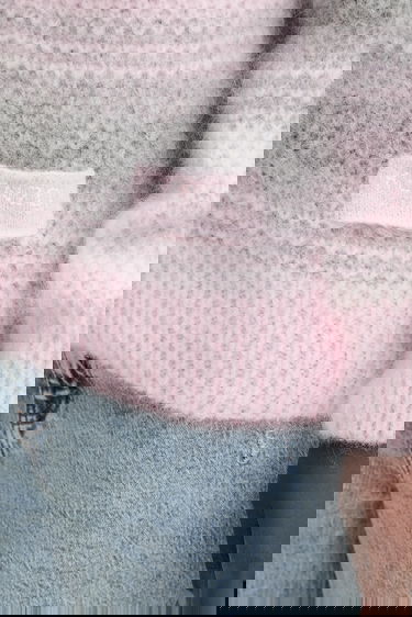 Sveter KENZO Kenzo Striped Knit Cardigan Ružová | FF62CA7043CG, 4