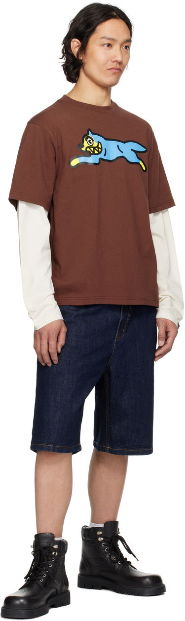Tričko BBC IceCream ICECREAM Running Dog Layered Long Sleeve T-Shirt Hnedá | IC25138, 3