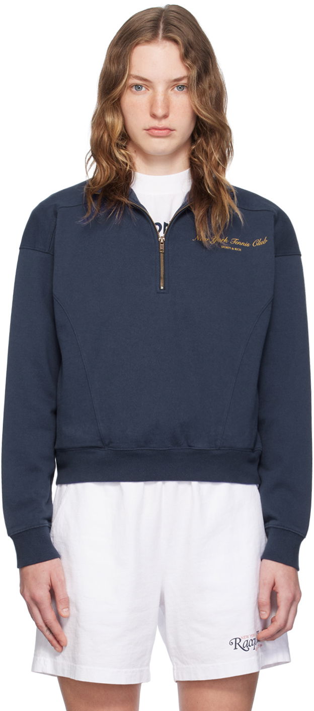 Navy 'NY Tennis Club' Sweatshirt