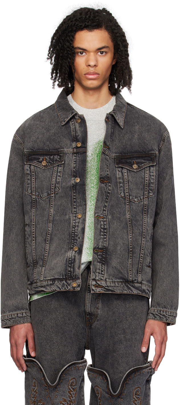 Bunda Y/PROJECT Black Wire Denim Jacket Čierna | 207JA001, 0