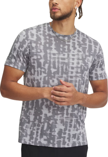 Tričko Under Armour Under Armour UA Launch Printed Short Sleeve T-Shirt Šedá | 1389687-011, 0