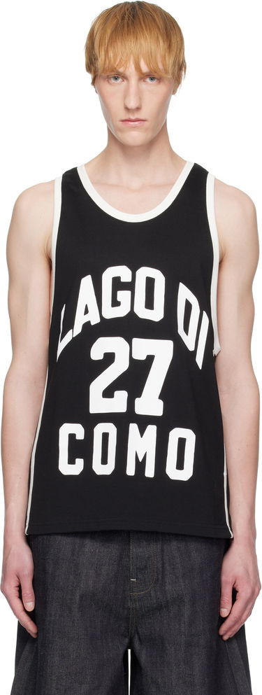 Tielko Rhude Rhude Como 1907 Edition Jersey Tank Top Čierna | RHSS25TA01230, 0