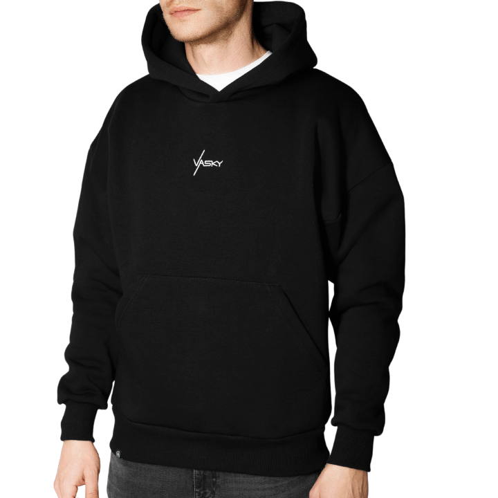 Mikina Vasky Oversize Hoodie Čierna | A-1241-001, 0