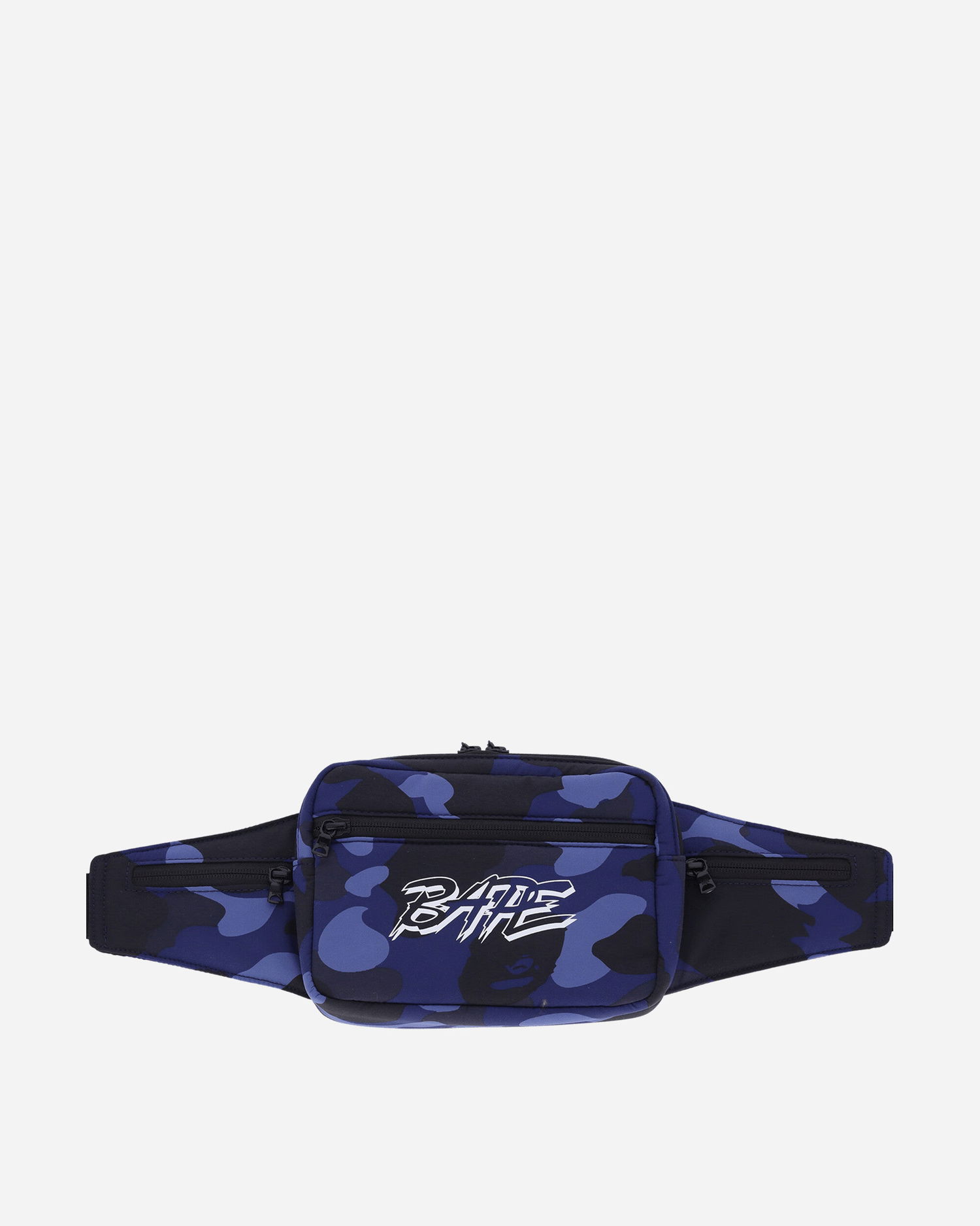 Ľadvinka BAPE Camo Waist Bag Modrá | 1F80182013 001, 1