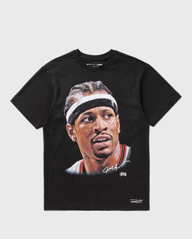 Tričko Mitchell & Ness NBA Philadelphia 76ers Allen Iverson Big Face T-Shirt Čierna | SS13861-P76BLCK, 1