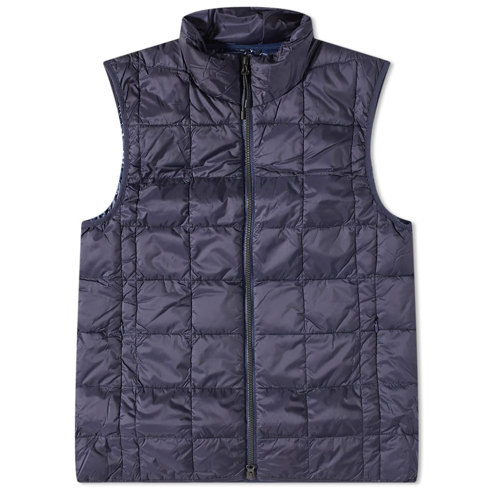 Vesta TAION High Neck Zip Down Vest Navy | TAION-002WZ-NVY, 0