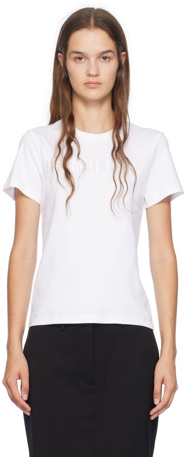 Tričko Helmut Lang Slim Logo T-Shirt Biela | O06HW505, 0