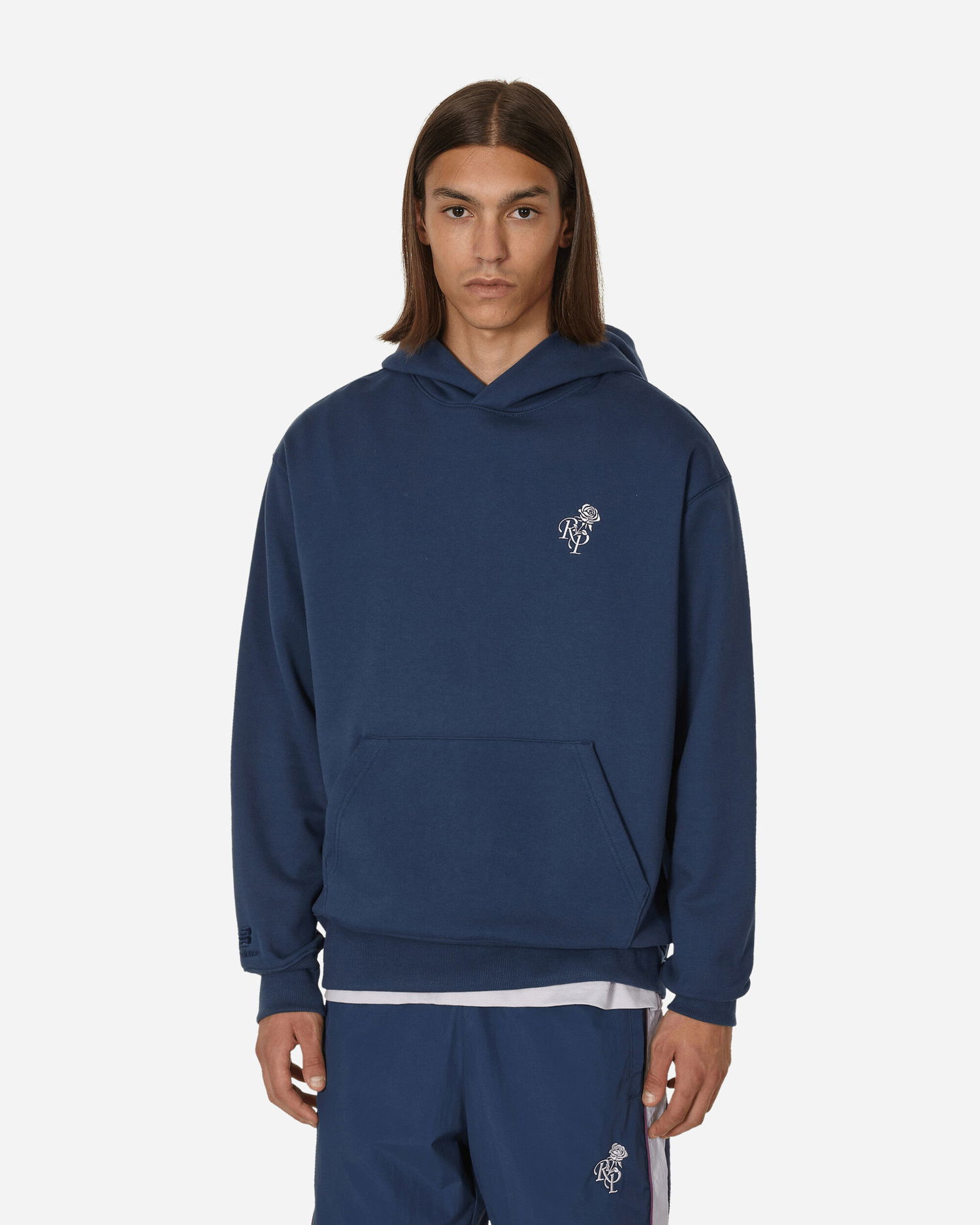 Mikina New Balance x Rich Paul Athletics Hooded Sweatshirt Navy | MT31565NNY, 1