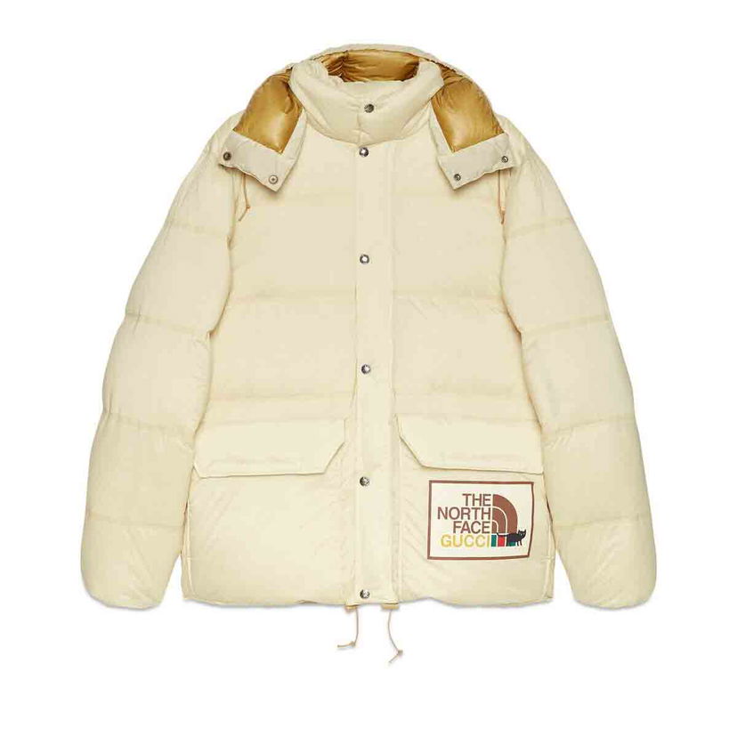 Prešívaná bunda Gucci The North Face x Down Jacket Beige Béžová | 663753 XAAC0 9118