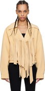 Nanushka Ticia Fringed Double Wool Jacket
