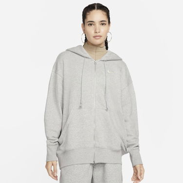 Mikina Nike Sportswear Phoenix Fleece Oversized Full-Zip Hoodie Šedá | DQ5758-063, 0