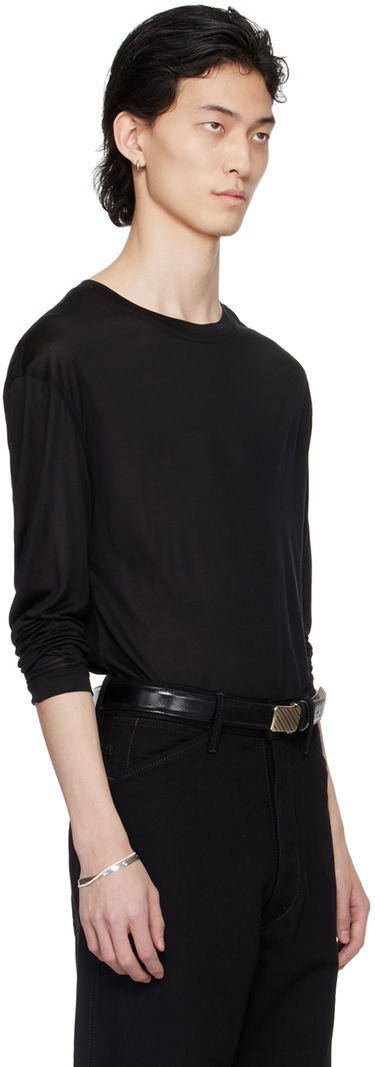 Tričko LEMAIRE Soft Long Sleeve T-Shirt Zelené | TO1171 LJ1011, 4