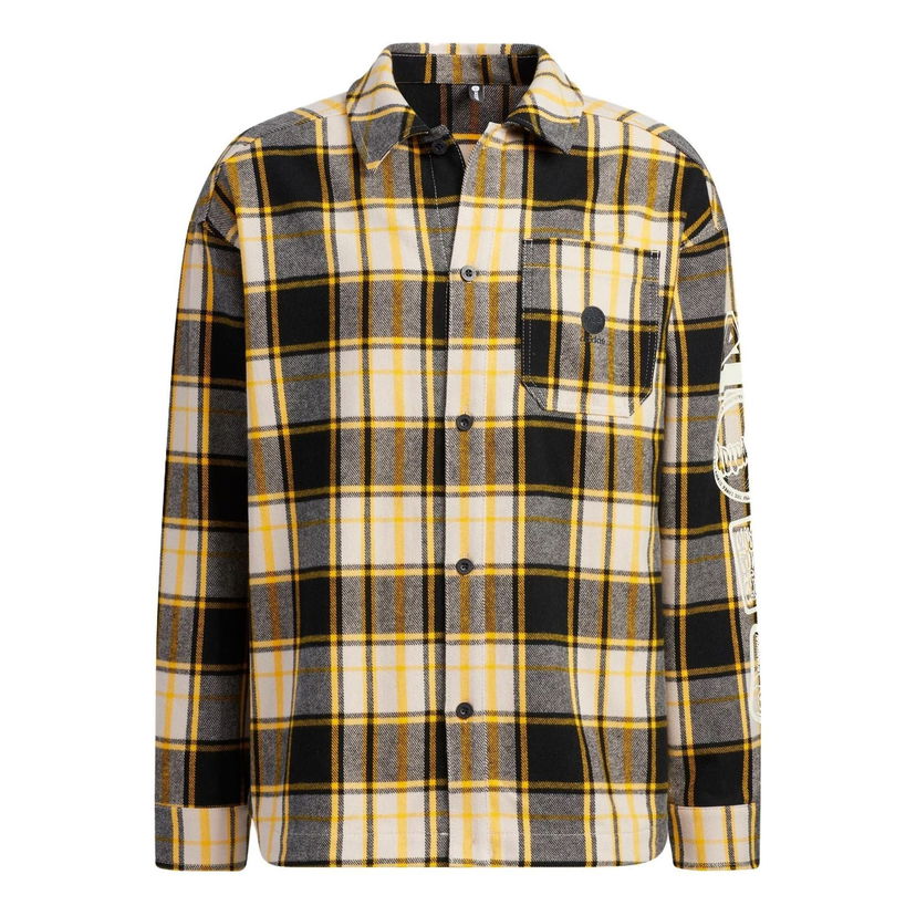 Košeľa adidas Originals Men's CESP Plaid Button-Down Shirt Čierna | IA6824